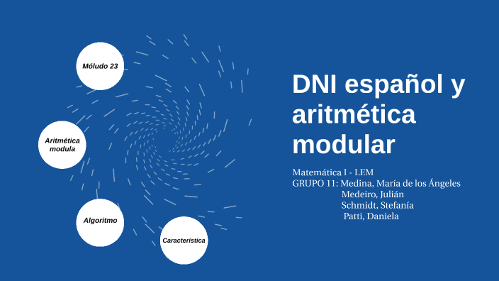 DNI Español Y Aritmética Modular By Angeles Medina On Prezi