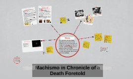 Machismo In Chronicle Of A Death Foretold By Tiffany Cole