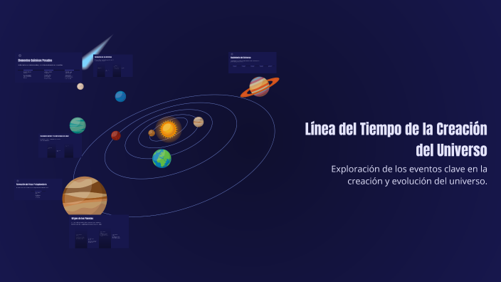 Línea del Tiempo de la Creación del Universo by s v on Prezi