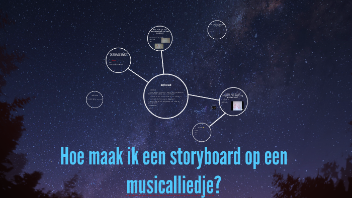 Hoe maak ik een storyboard op een musicalliedje? by Guinevere Dommeck