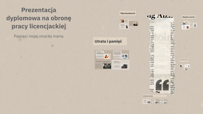Prezentacja dyplomowa na obronę pracy licencjackiej by Kamil Jurczyński