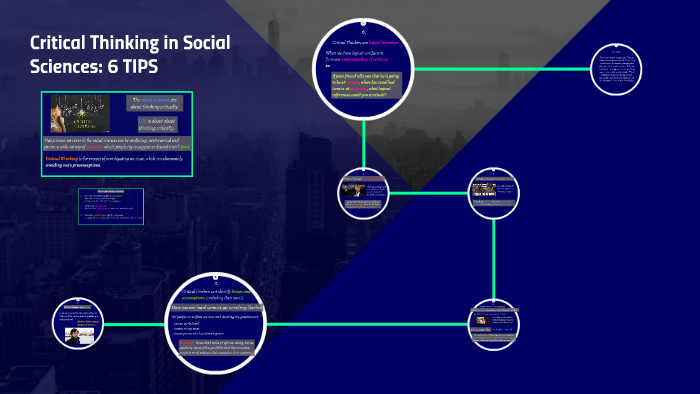 relevance of critical thinking in social sciences and natural sciences