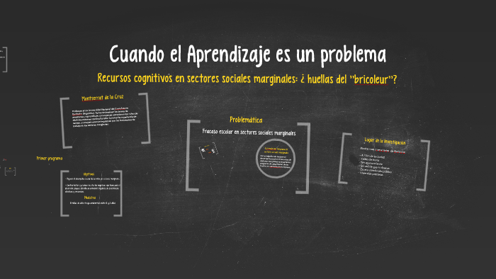 Cuando el Aprendizaje es un problema by Sabrina Schneider on Prezi