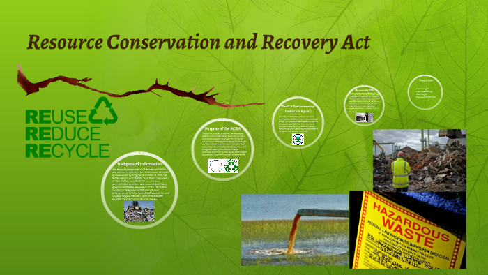 resource conservation and recovery act