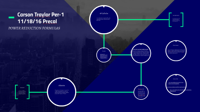 Power Reduction formulas by on Prezi