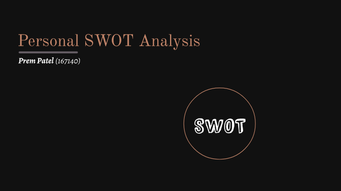 SWOT Analysis by Prem Patel on Prezi