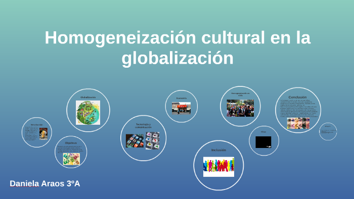 Homogeneización cultural en la globalización by Daniela Araos on Prezi