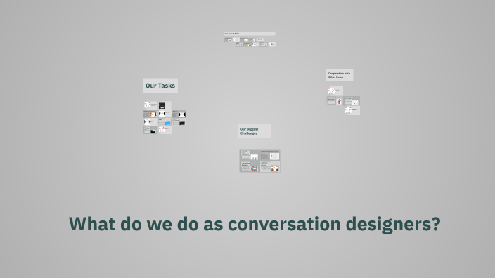What Do We Do as Conversation Designers? by I MS on Prezi
