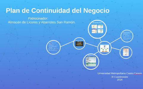 Plan de Continuidad del Negocio by Ariel Moya on Prezi