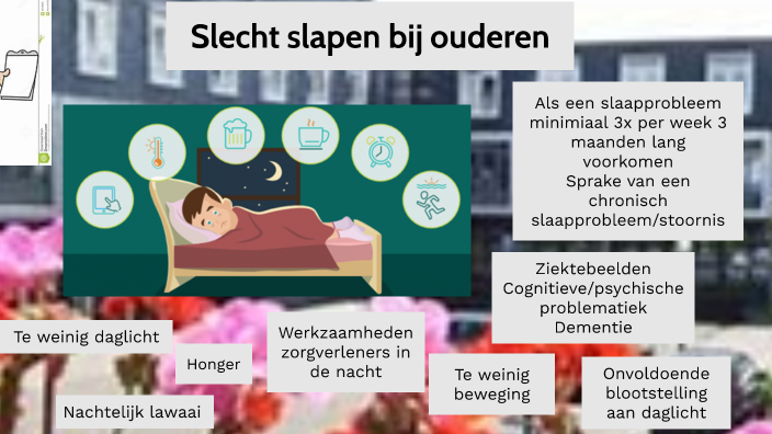 Slecht Slapen Bij Ouderen By Rianne Van Den Hoogen On Prezi