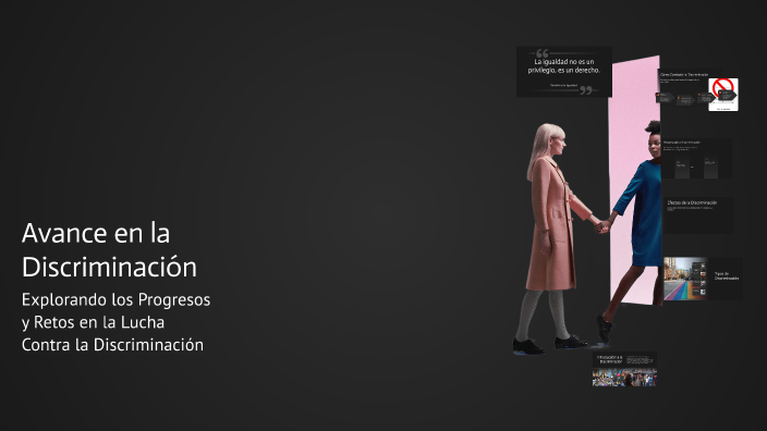 Avance en la Discriminación by Maritza Quispe on Prezi