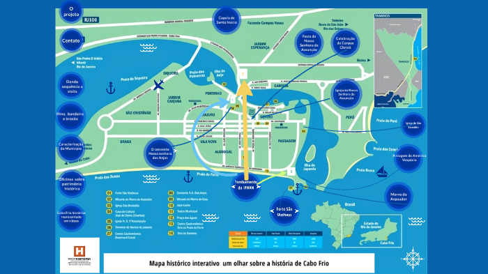 Mapa histórico interativo: um olhar sobre a história de Cabo Frio by ...