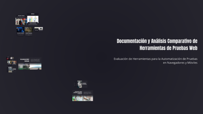 Documentación y Análisis Comparativo de Herramientas de Pruebas Web by ...