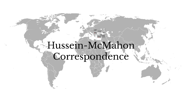 hussein mcmahon correspondence