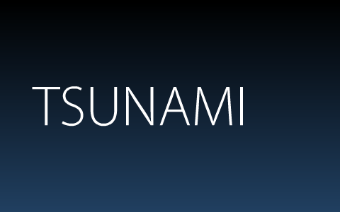Tsunami montenegro