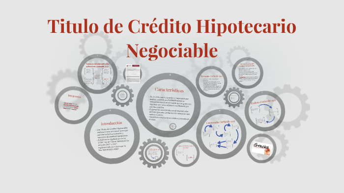 Titulo de Credito Hipotecario Negociable by Brad Rondon Chirinos