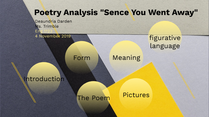 Poetry Analysis Template By Deaundria Darden On Prezi