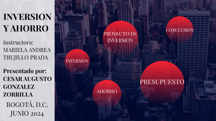 Inversión y ahorro. by Cesar Gonzalez on Prezi