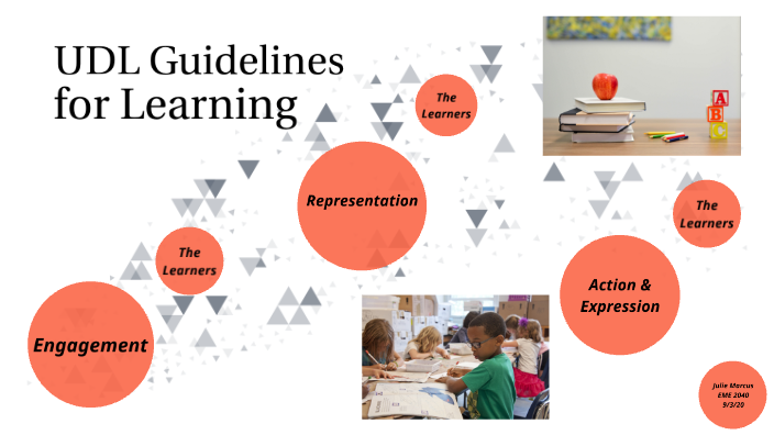 UDL Guidelines for Learning by Julie Marcus on Prezi