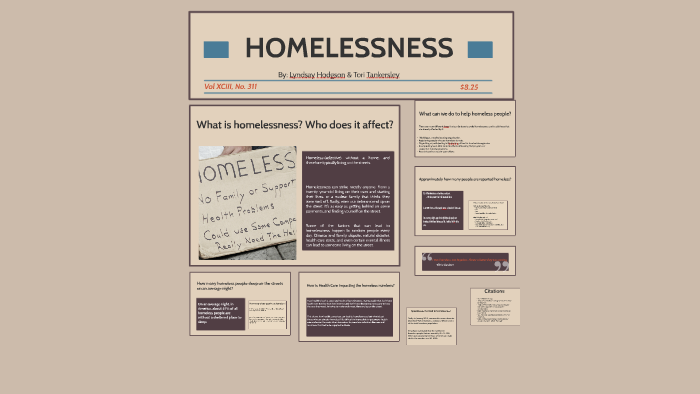 HOMELESSNESS by Lyndsay Hodgson on Prezi