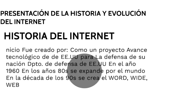 PRESENTACIÓN DE LA HISTORIA Y EVOLUCIÓN DEL INTERNET by alex maroto on ...
