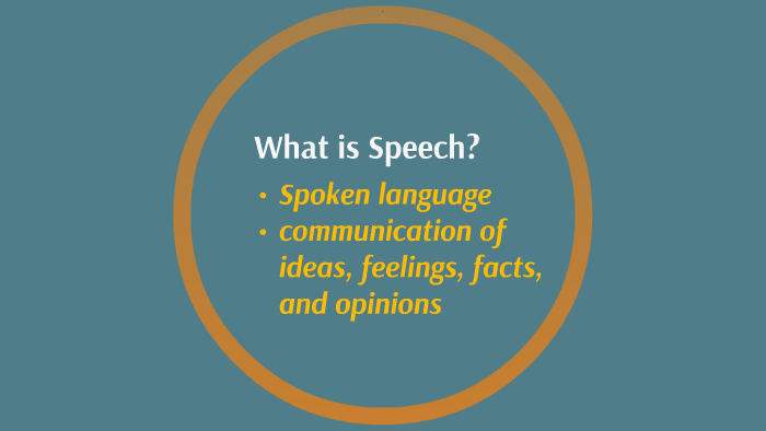 communication skills speech