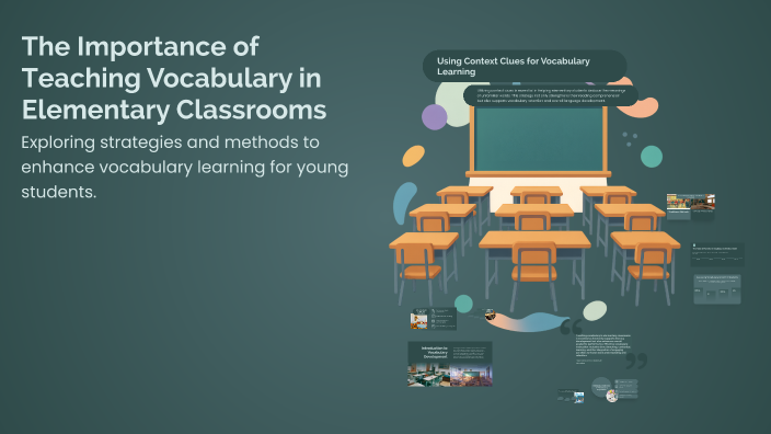 The Importance of Teaching Vocabulary in Elementary Classrooms by Katie ...