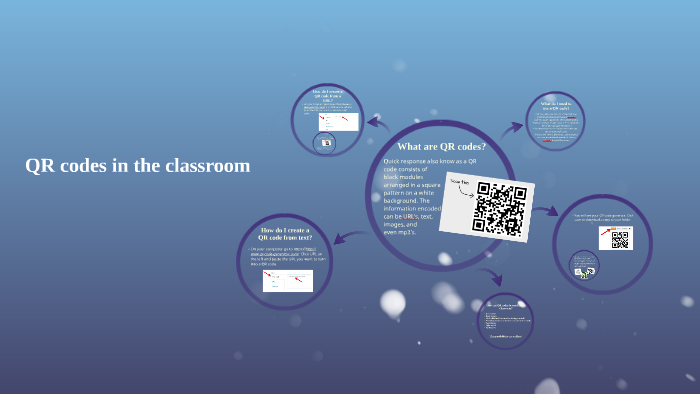 QR codes in the classroom by Joy Shields on Prezi