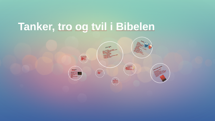 Tanker, Tro Og Tvil I Bibelen By Vilde Sølverud Larsen