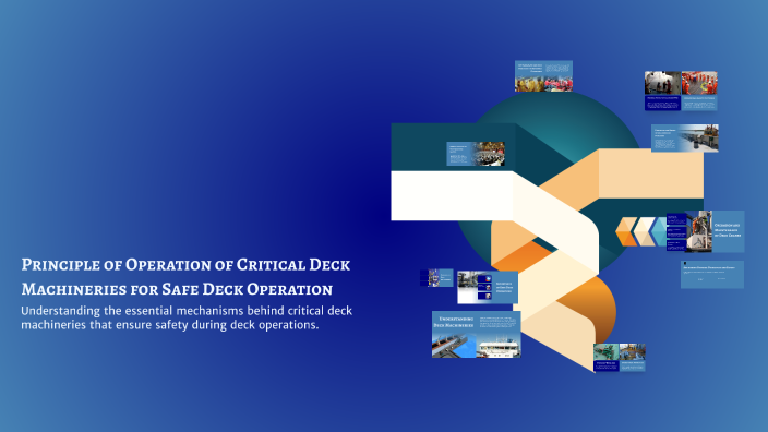Principle of Operation of Critical Deck Machineries for Safe Deck ...