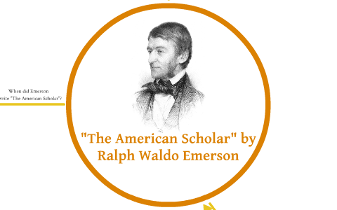 ralph waldo emerson the american scholar