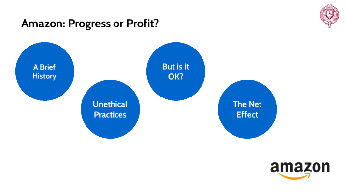 Ethics at Amazon by Clayton Ross on Prezi