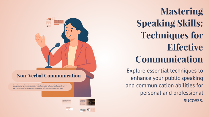 Mastering Speaking Skills: Techniques for Effective Communication by ...