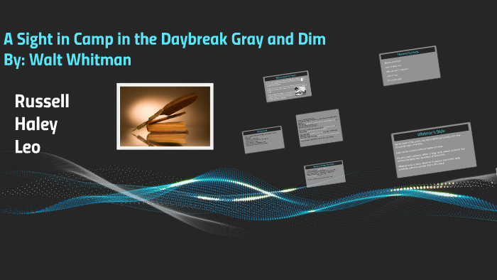 A Sight In Camp In The Daybreak Gray And Dim A Sight in Camp in the Daybreak Gray and Dim by Russell Smestad