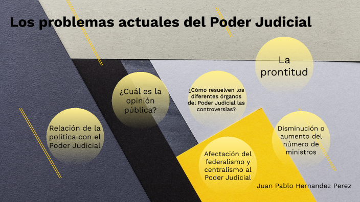 Los Problemas Actuales Del Poder Judicial By Juan Hernandez On Prezi