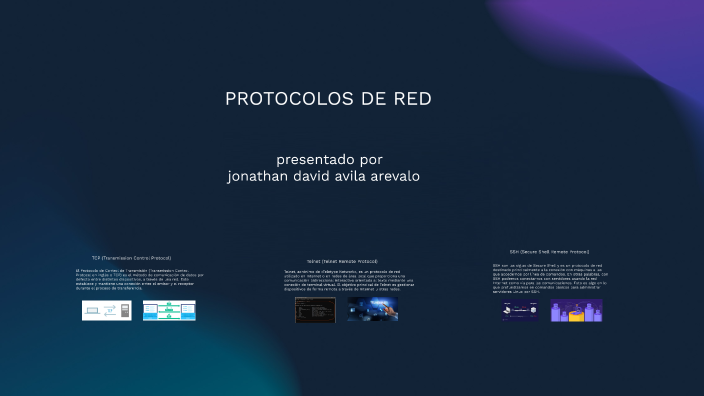PROTOCOLOS DE RED by Jonathan David Avila Arevalo on Prezi
