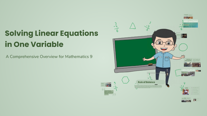 Solving Linear Equations in One Variable by Francis Magno on Prezi