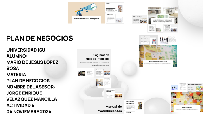 PLAN DE NEGOCIOS by MARIO DE JESUS LOPEZ SOSA on Prezi