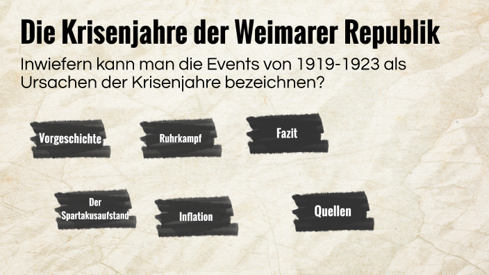 Warum Heißt Es Weimarer Republik Krisenjahre Weimarer Republik by Emily Gräfke on Prezi