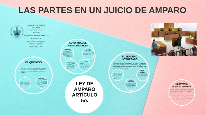 A2. LAS PARTES EN UN JUICIO DE AMPARO by Himilse Juárez on Prezi