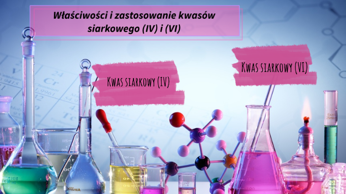 Właściwości i zastosowanie kwasów siarkowego (IV) i (VI) by Klaudia