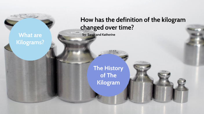 How has the definition of the kilogram changed over time? by sarah perez