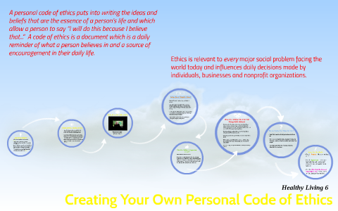 Creating Your Own Personal Code of Ethics by Sarah Leslie on Prezi