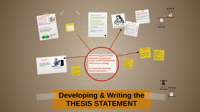 teaching thesis statements to 6th graders