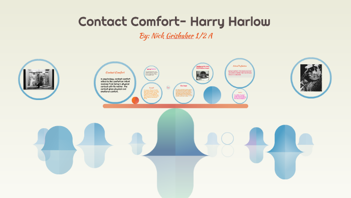 Contact Comfort Harry Harlow By Nicholas Grishaber On Prezi