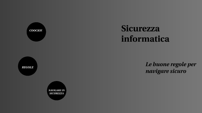 Sicurezza Informatica by Matteo Nait on Prezi