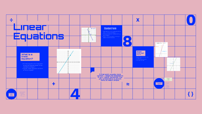 Linear Equations by John Nivelo on Prezi