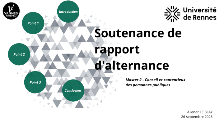 Inspiration Page De Garde Rapport D'alternance Soutenance de rapport d'alternance by Alienor Le Blay on Prezi