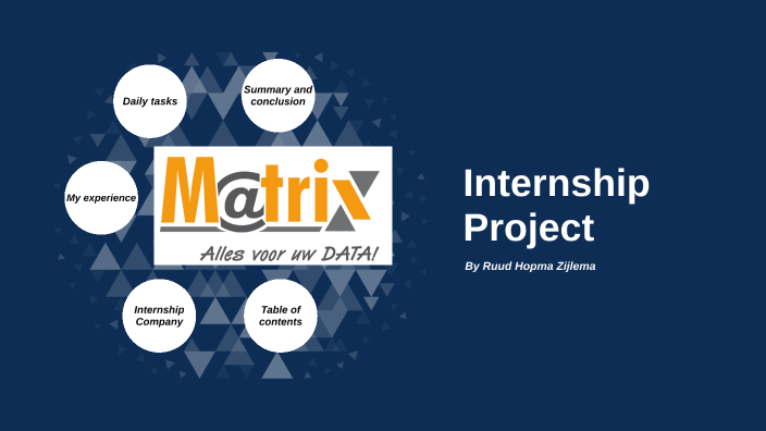 Internship Project by Ruud Hopma Zijlema on Prezi