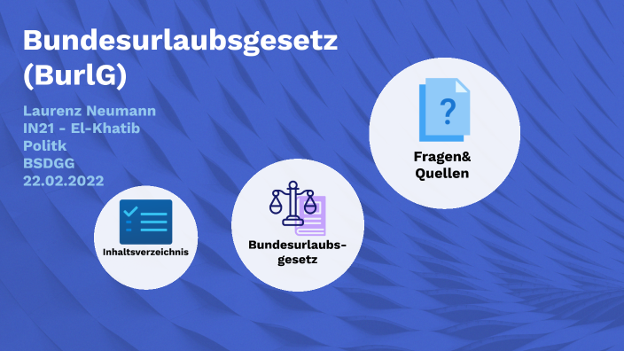 Bundesurlaubsgesetz By Emil On Prezi